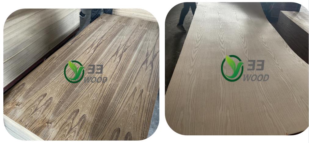 12mm Okoume Pine Poplar Beech ash walnut Red Oak Hardwood Faced Laminated Poplar Commercial Plywood (图9)