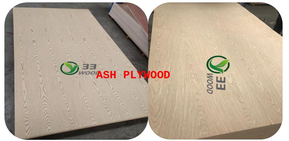 12mm Okoume Pine Poplar Beech ash walnut Red Oak Hardwood Faced Laminated Poplar Commercial Plywood (图7)