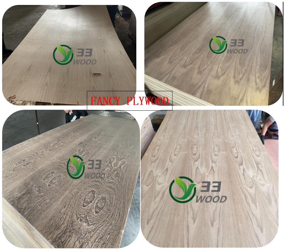 12mm Okoume Pine Poplar Beech ash walnut Red Oak Hardwood Faced Laminated Poplar Commercial Plywood (图10)