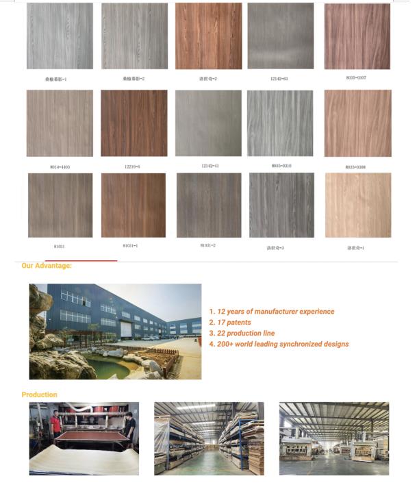 high quality wood grain laminated melamine paper faced wood veneer (图3)